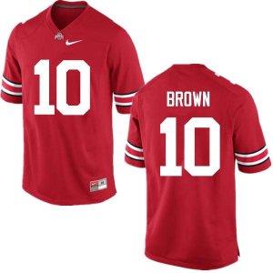 Men's Ohio State Buckeyes #10 Corey Brown Red Nike NCAA College Football Jersey In Stock LZI1144NQ